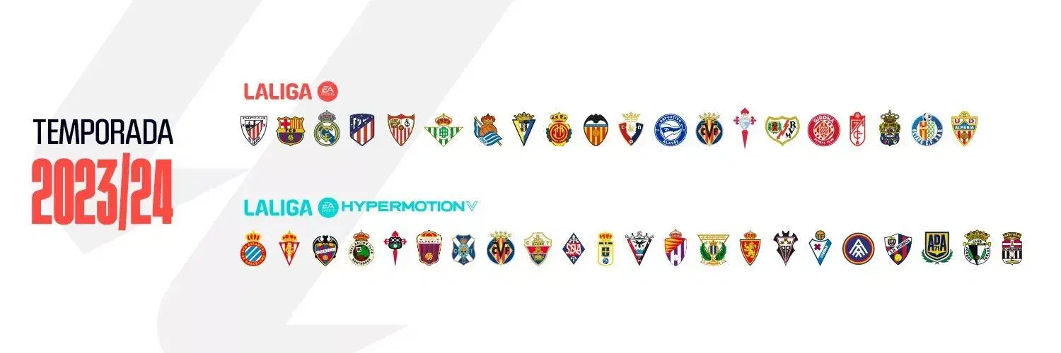 Clubs and Teams of LALIGA EA SPORTS 2023/24