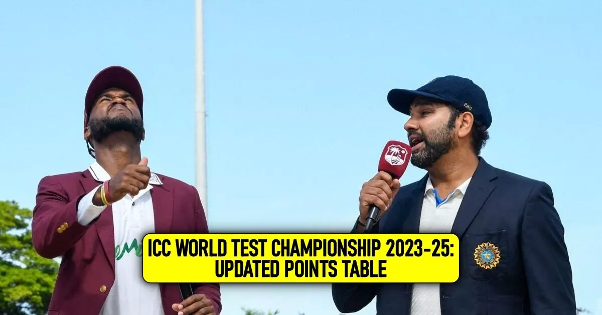 ICC World Test Championship 2023-25 Points Table After Second Test ...