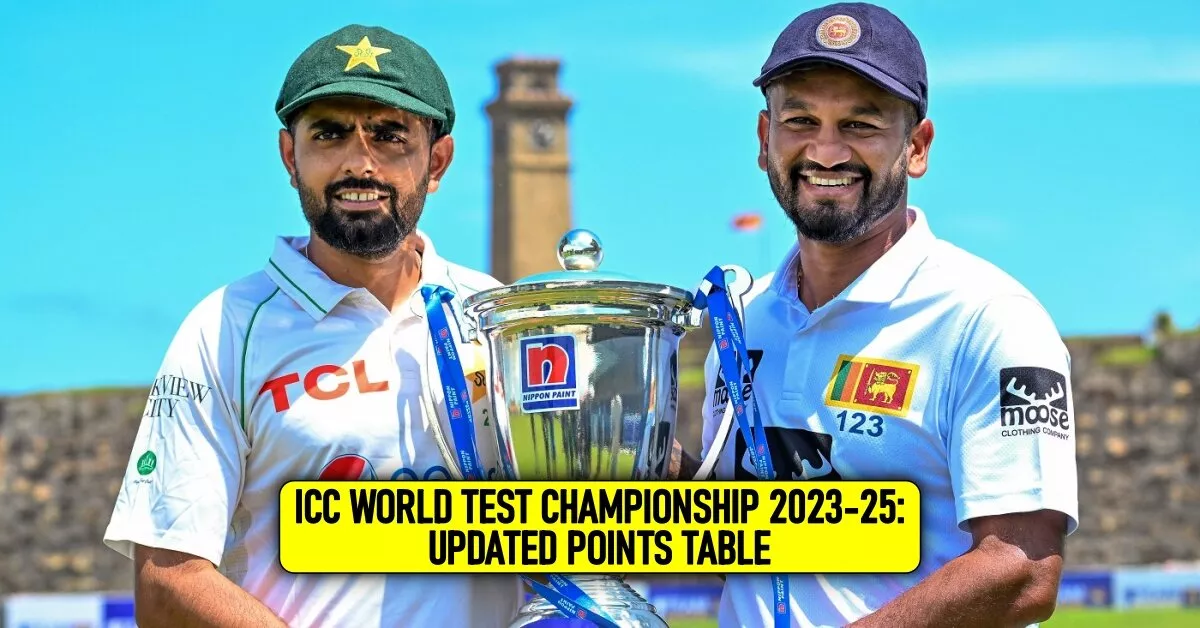 Latest ICC test championship table 2021-2023 - Cricket - Vtrakit