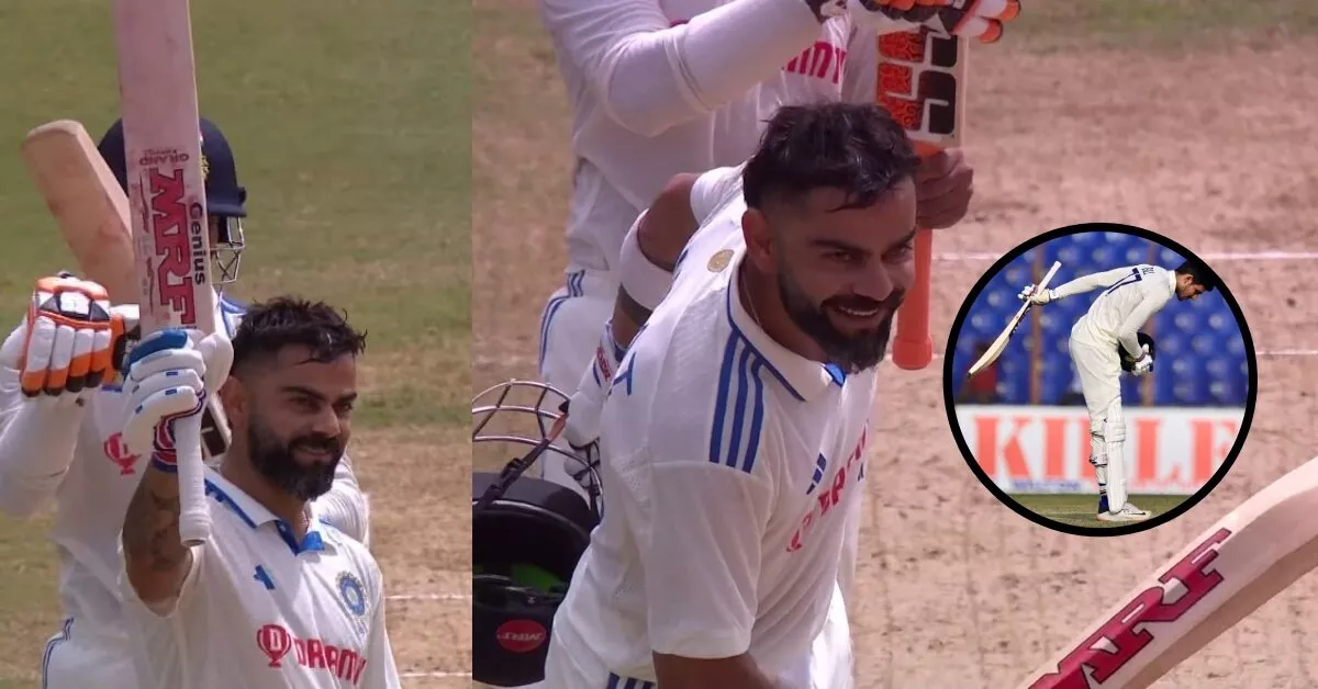 Watch Virat Kohli Copies Shubman Gills Style To Celebrate 76th Century