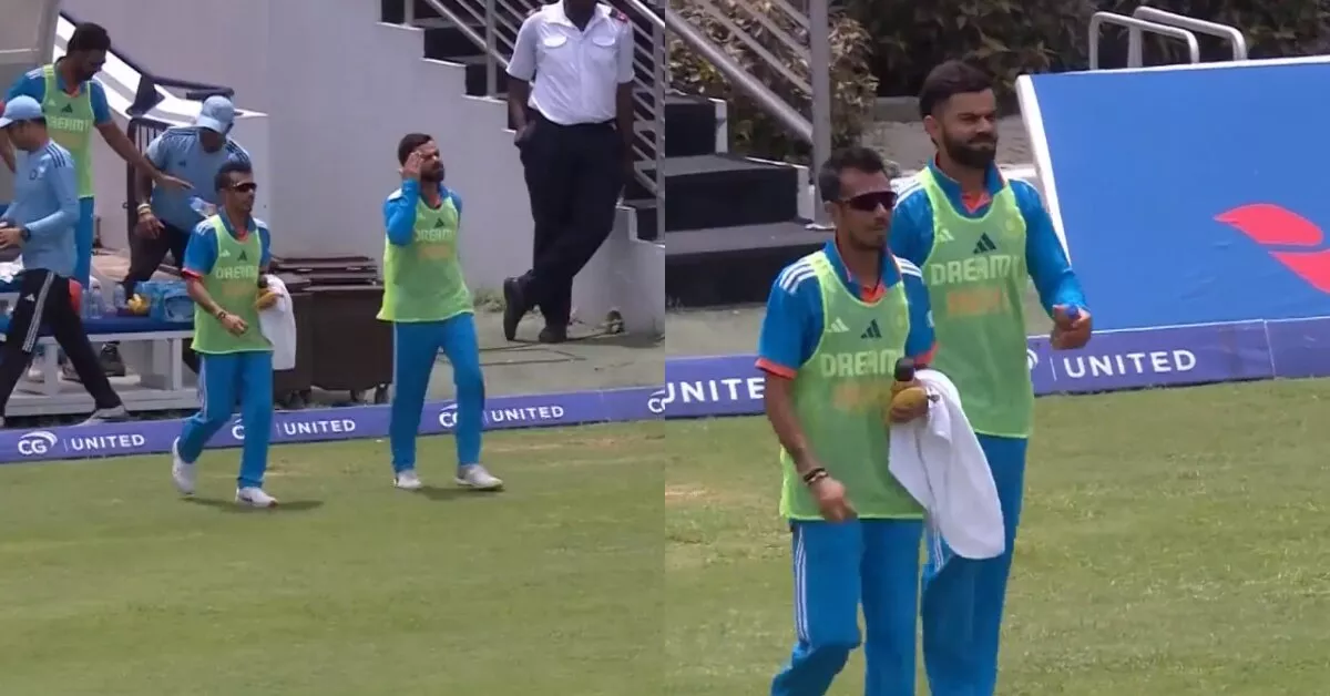 Watch Virat Kohli Turns Waterboy Serves Drinks To Indian Players 7127