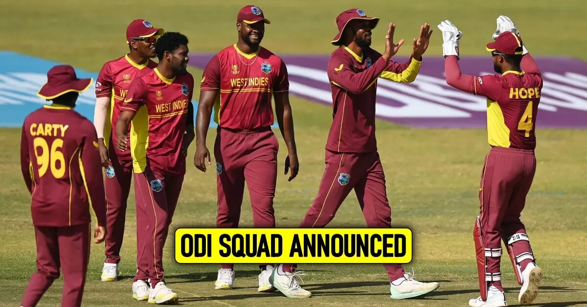 Shimron Hetmyer Returns After 2 Years As West Indies Announce Squad For ...