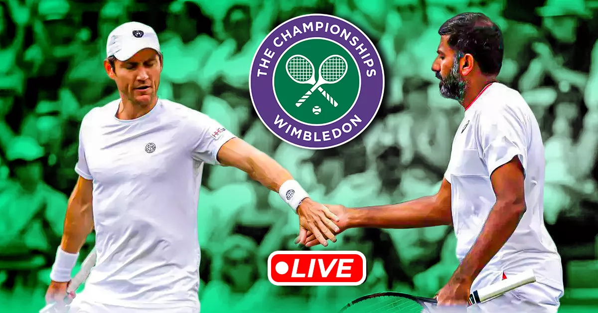Wimbledon 2023 Tallon Griekspoor/Bart Stevens vs Rohan Bopanna/Matthew Ebden Live Updates
