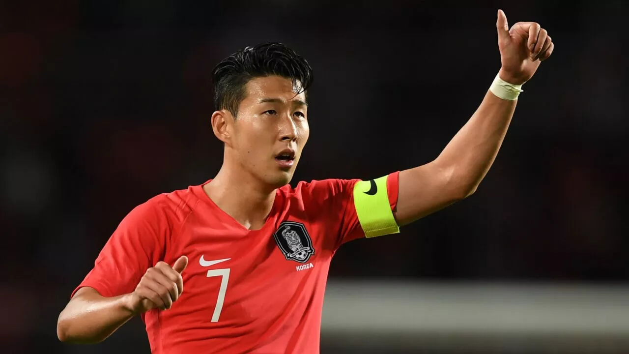 Son Heung-Min against India