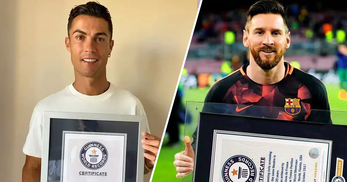 Lionel Messi 'overtakes' Cristiano Ronaldo in world record that