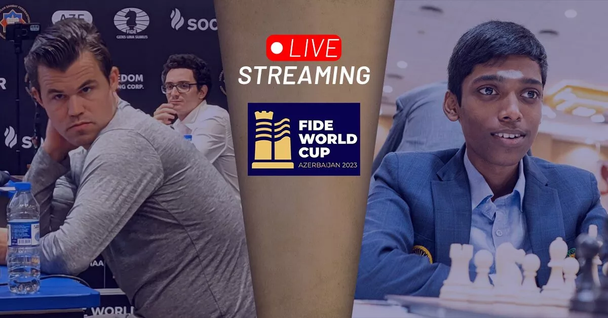 R Praggnanandhaa vs Magnus Carlsen Live Streaming Game 2: When And Where To  Watch FIDE Chess World Cup Final?