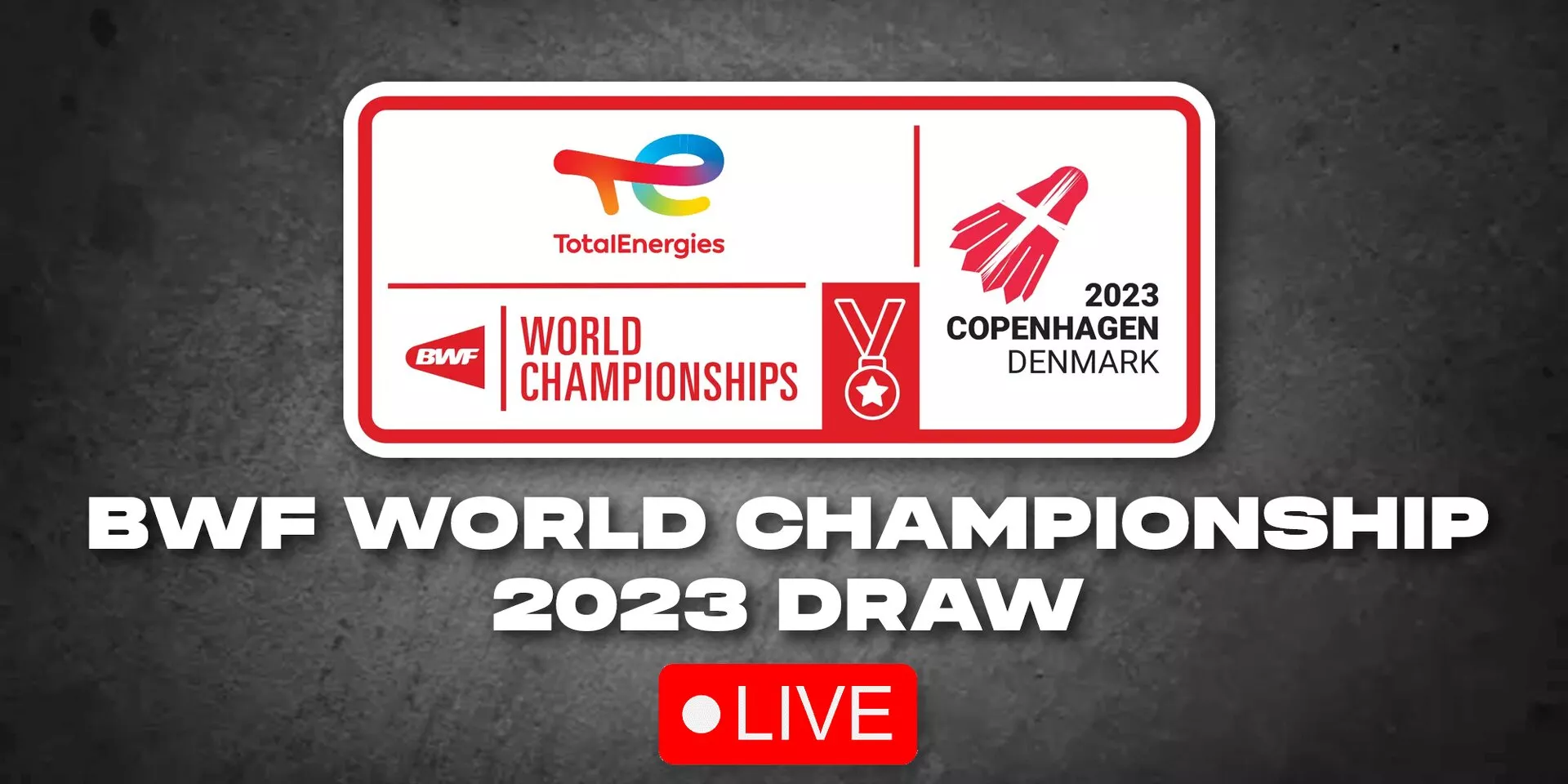 BWF World Championships 2023 Draw Highlights Sindhu Prannoy  SatwikChirag among Indians in action  myKhel