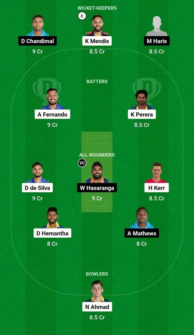 DA vs BLK Final Dream11 Team 2