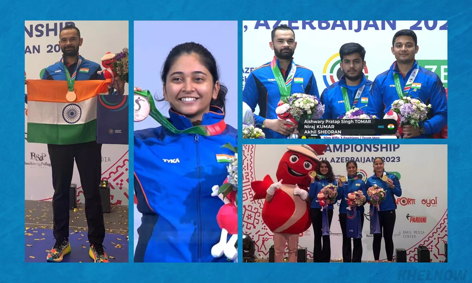 ISSF World Championships 2023 Indian medallists
