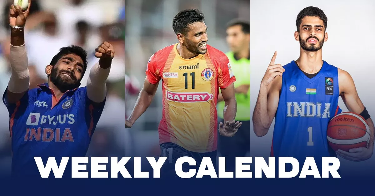 Indian Sports Calendar in 2023 Events to watch in third week of August