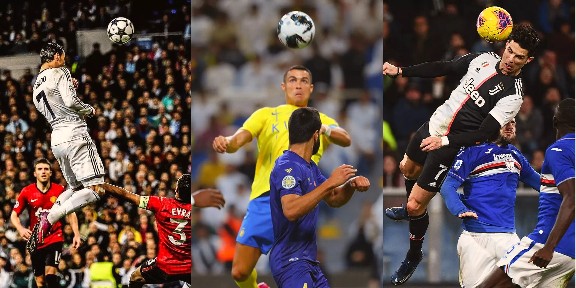 Top four players with most headed goals in football history