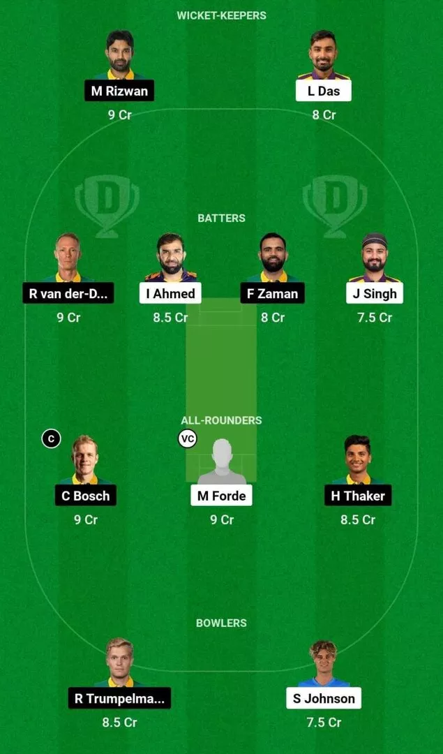 SJ vs VK Qualifier 1 Dream11 Team 1