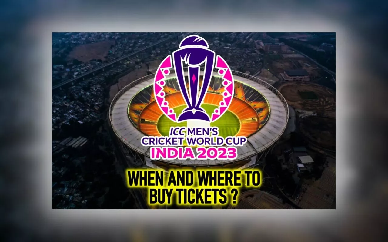 When and Where to buy tickets for ICC Cricket World Cup 2023 in India?