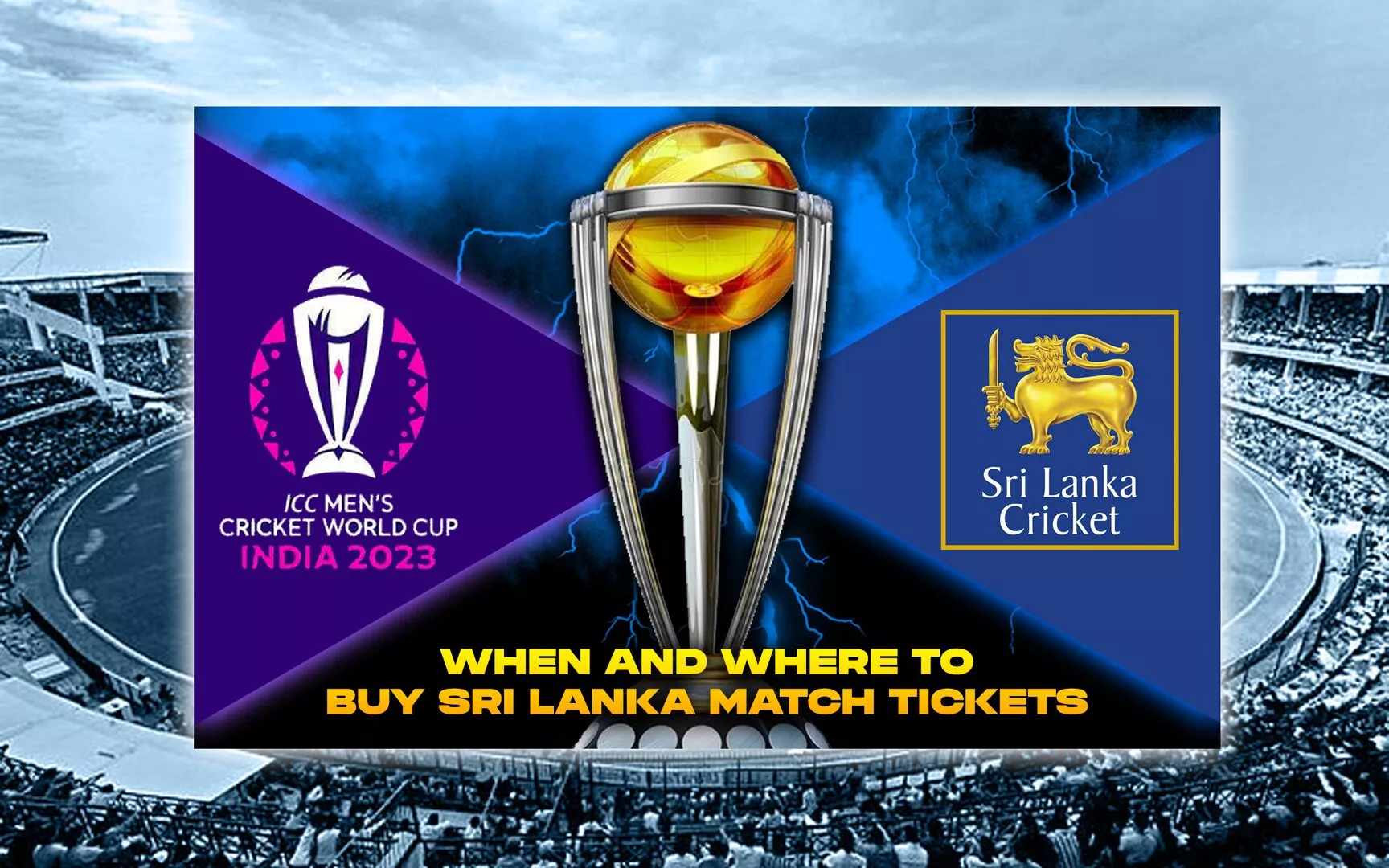 Sri Lanka's Cricket World Cup 2023 fixtures