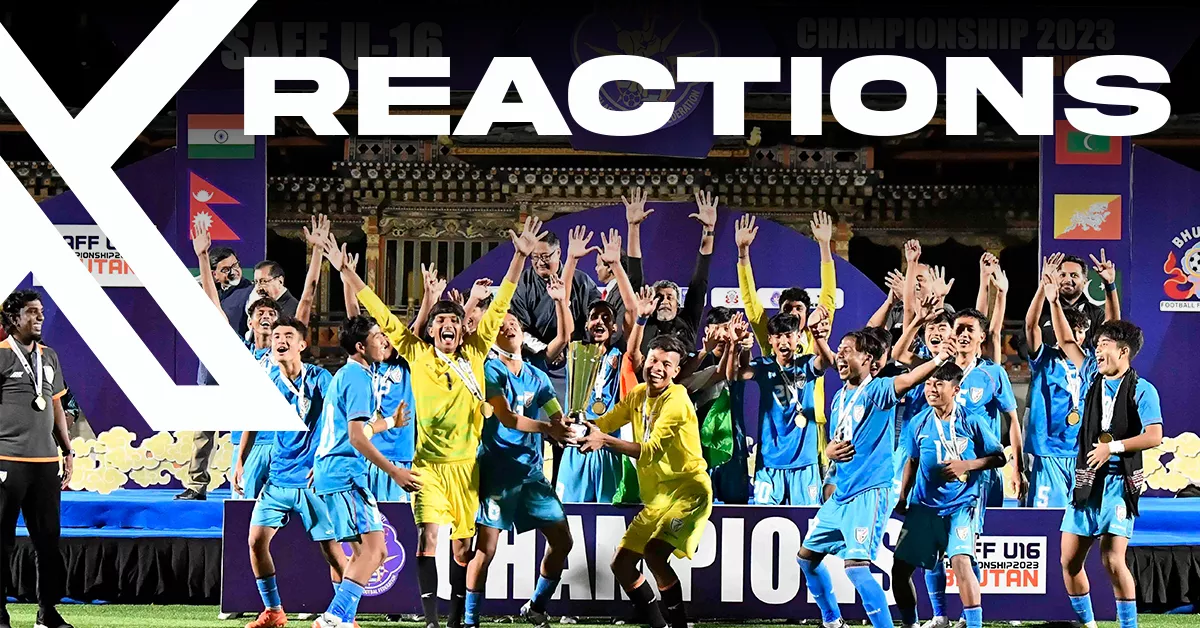 'Our young talents are blazing the field' - Fans react to India's SAFF U-16 Championship triumph