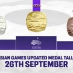 Asian Games 2023: Updated medal tally after Day 3, 26th September