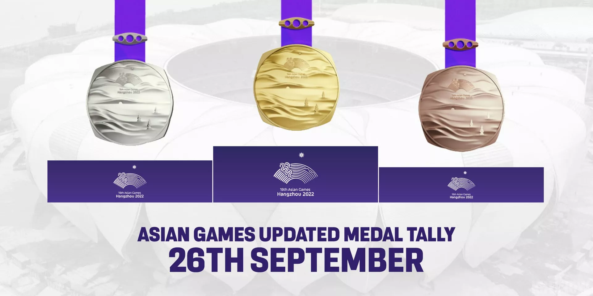 Asian Games 2023: Updated medal tally after Day 3, 26th September
