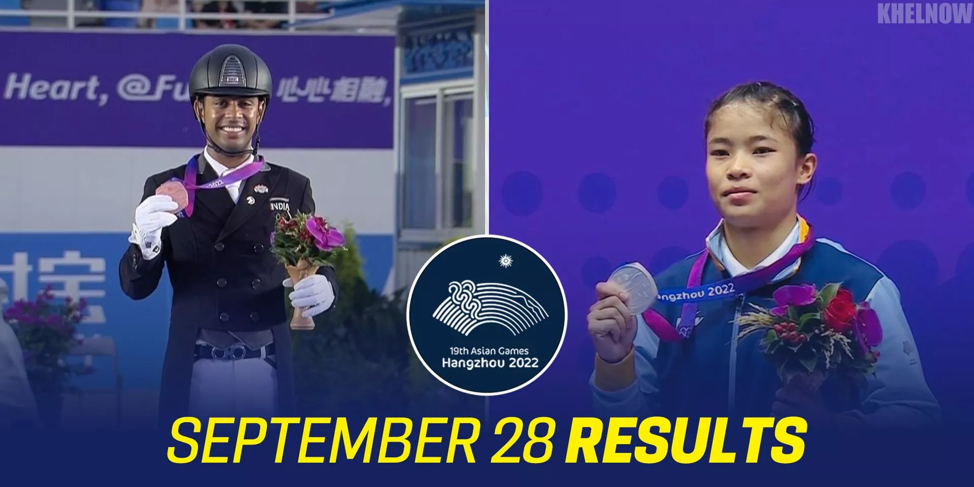 Asian Games 2023 Day 5, September 28, Updated Results: Trio of shooters deliver sixth gold medal