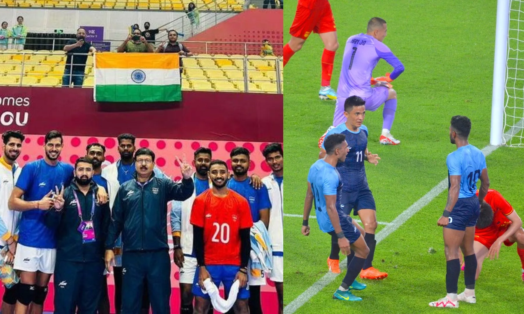 Asian Games 2023, September 19 Updated Results: India thump Cambodia in Volleyball; go down to hosts China in football