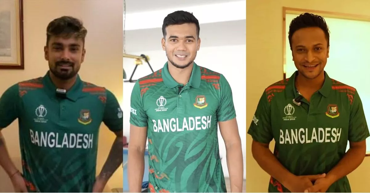 ICC Cricket World Cup 2023: Bangladesh unveil their jersey for marquee ...