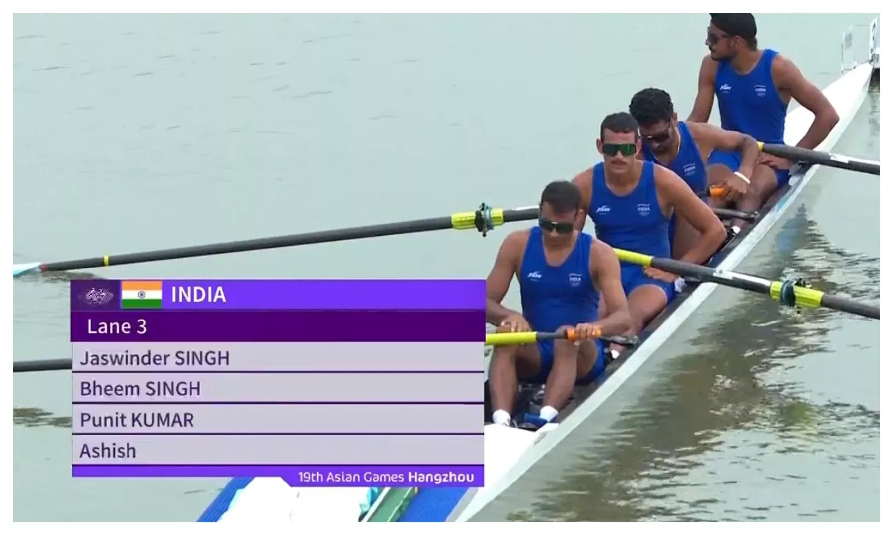 Asian Games 2023 Indian Men’s Four rowing team bags bronze