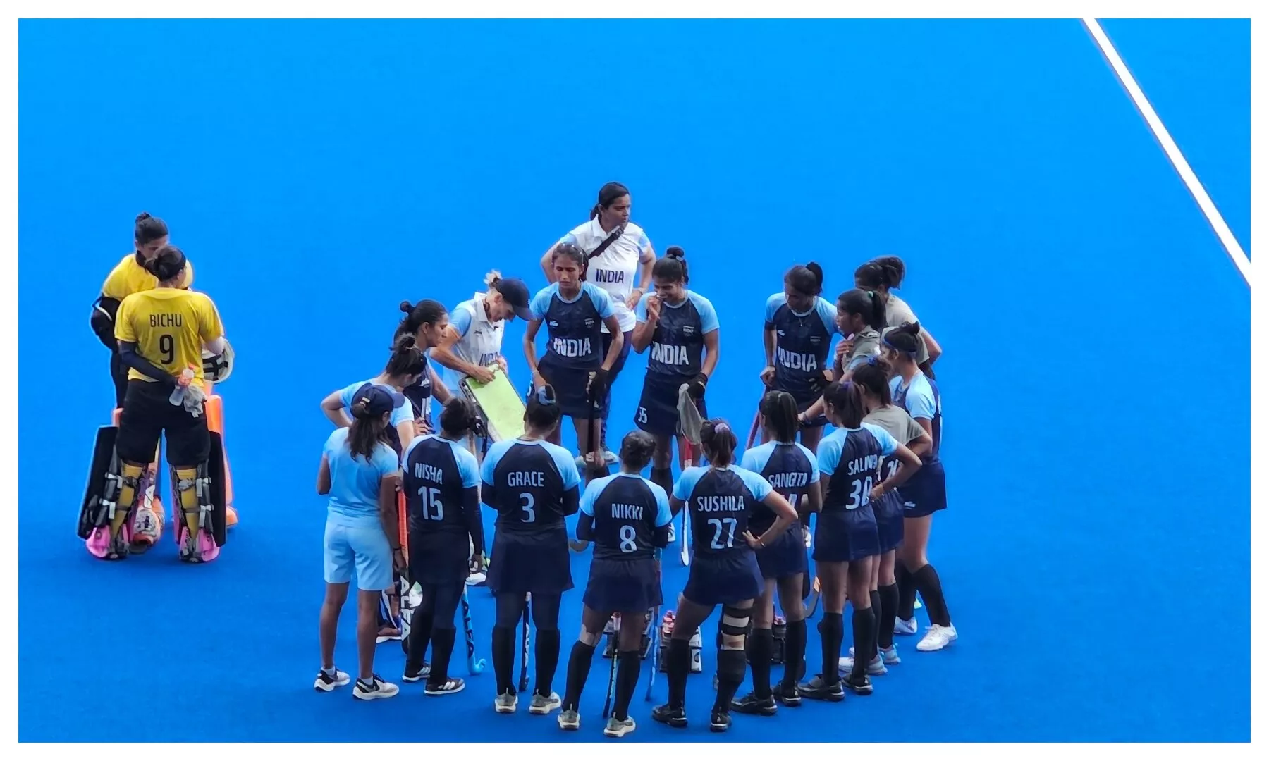 Indian women's hockey team at Asian Games 2023