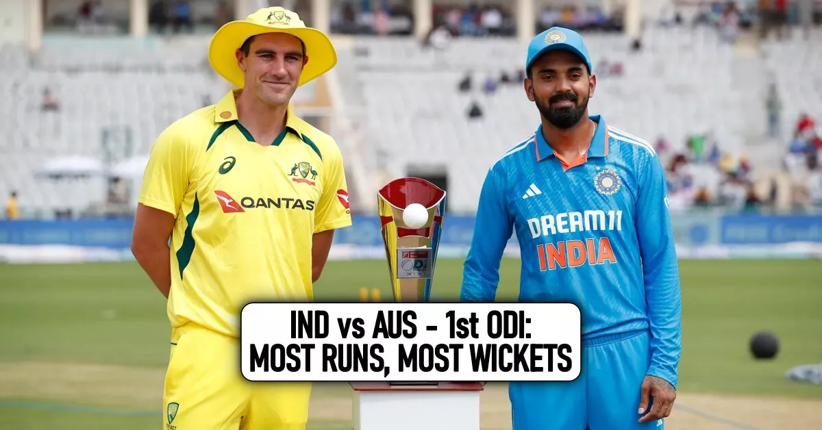IND vs AUS: Most runs, Most wickets after 1st ODI, Mohali, 22nd September