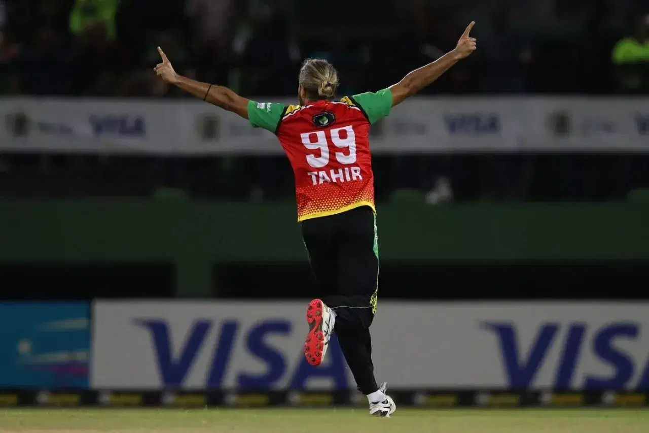 Imran Tahir goes emotional after winning the CPL 2023 for Guyana Amazon Warriors