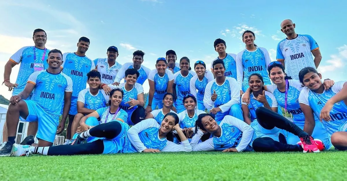 India women's cricket team at the Hangzhou Asian Games 2023