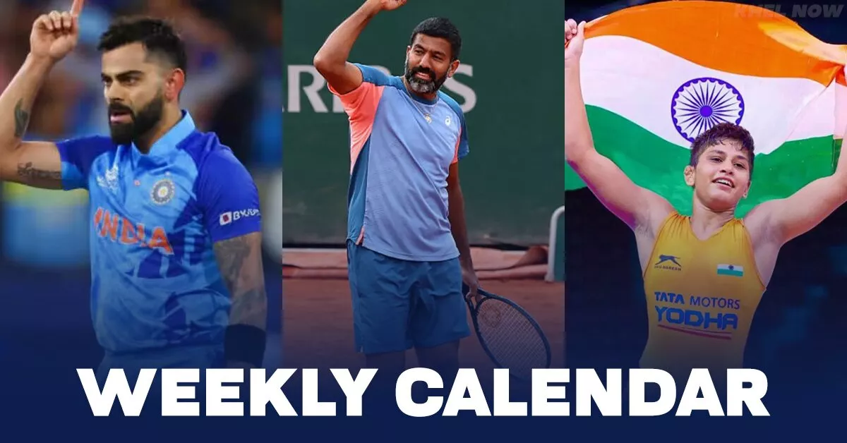 Indian Sports Calendar September Second Week