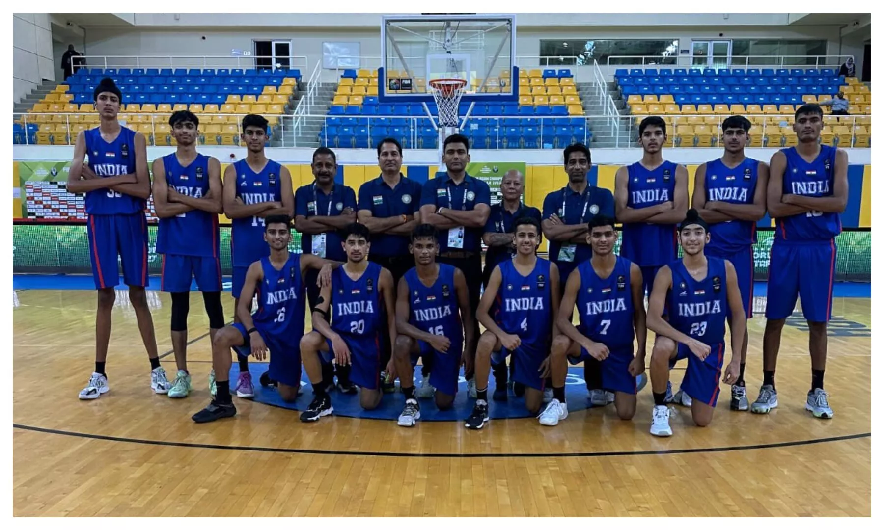 Indian men's basketball team go down fighting against Qatar in FIBA U-16 Asian Championship 2023 pre-quarters