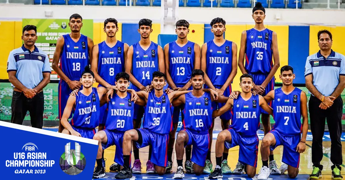 FIBA U-16 Asian Championship 2023 Indian U16 Basketball Team