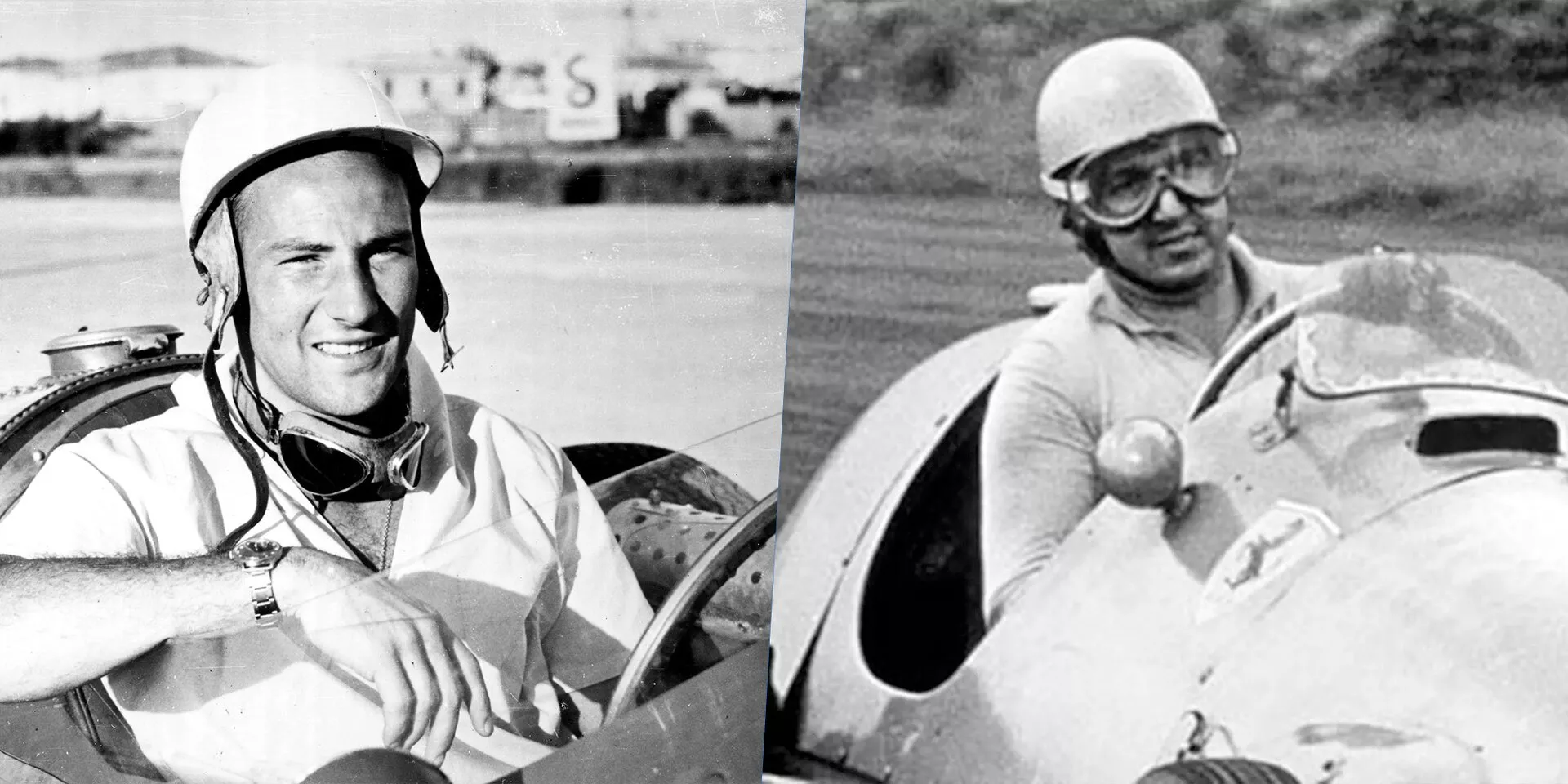 Formula 1 Juan Manuel Fangio and Alberto Ascari