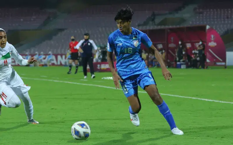 MANISHA KALYAN UEFA WOMEN'S CHAMPIONS LEAGUE INDIAN WOMEN'S NATIONAL FOOTBALL TEAM APOLLON LADIES