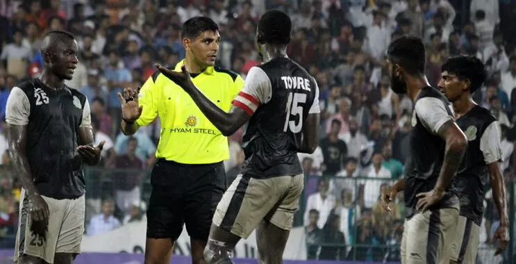 Indian football best referees Pranjal Banerjee