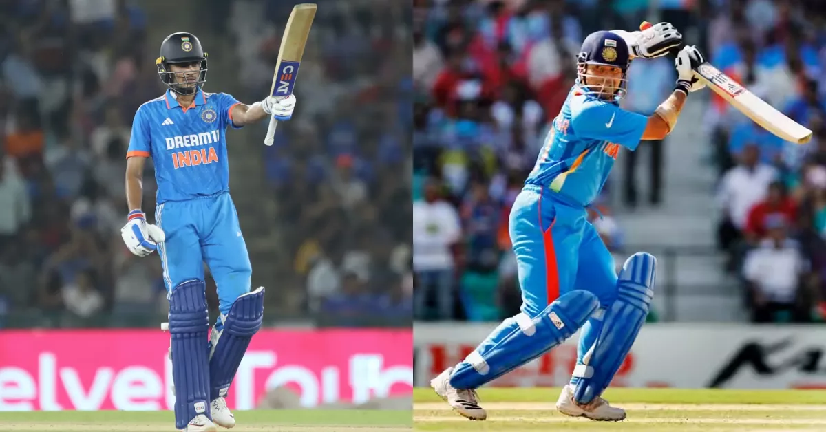 Shubman Gill surpasses Sachin Tendulkar's record for most 50+ ODI scores among Indian openers