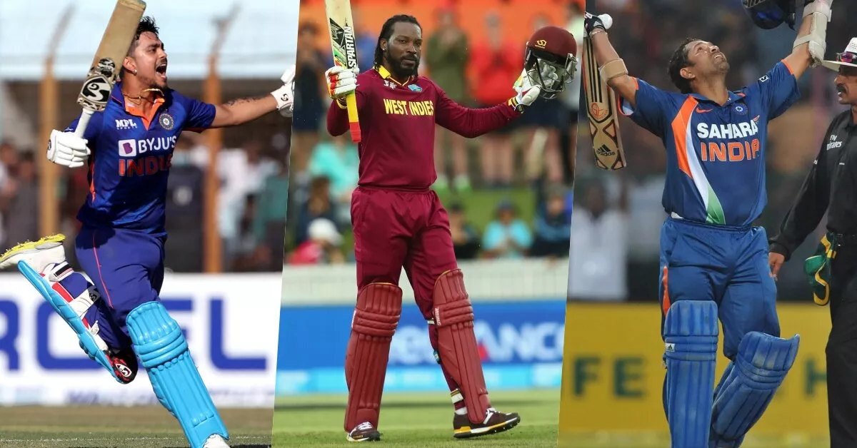 Top 10 fastest double centuries (200) in ODI cricket