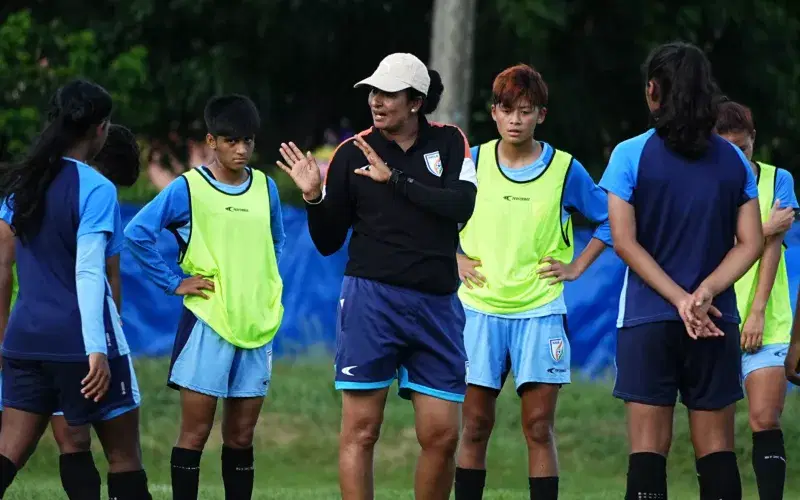 INDIA VS SOUTH KOREA AFC U-17 WOMEN'S ASIAN CUP QUALIFIERS ROUND 2