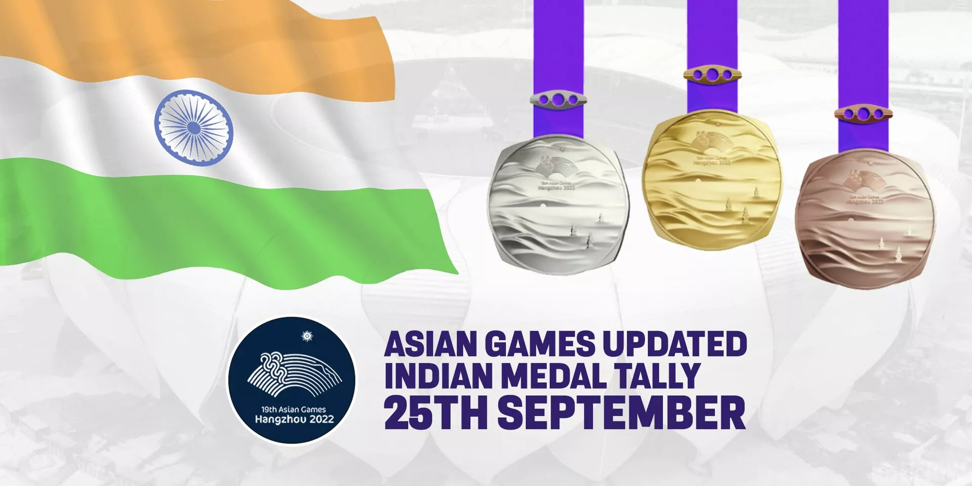Asian Games 2023 India’s medal tally after Day 2, 25th September