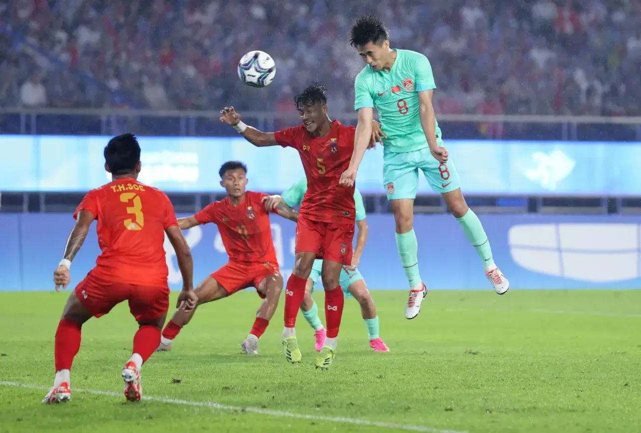 MYANMAR VS INDIA HANGZHOU ASIAN GAMES