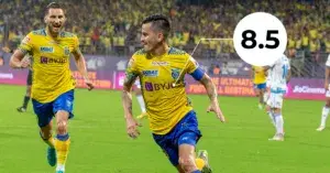 KERALA BLASTERS VS JAMSHEDPUR FC player ratings ISL 2023-24