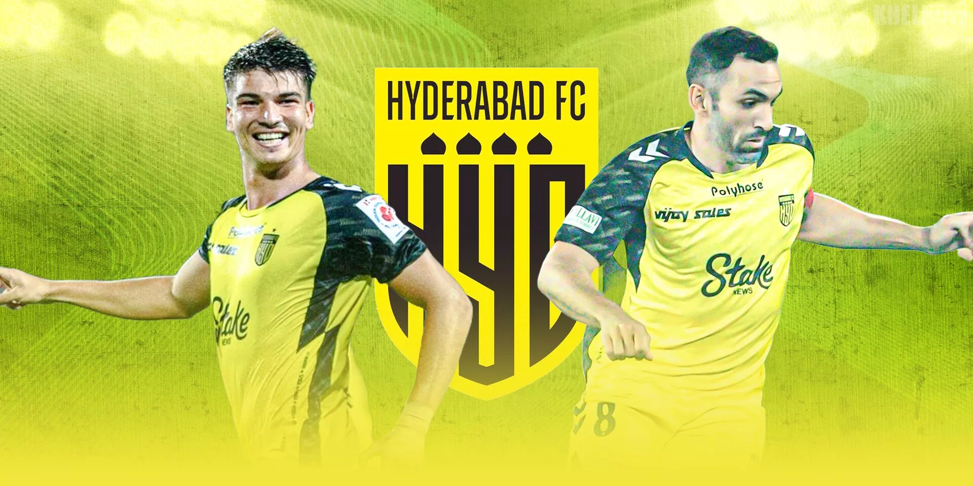 Hyderabad FC 2023-24 Home Jersey L / Yellow / Yellow