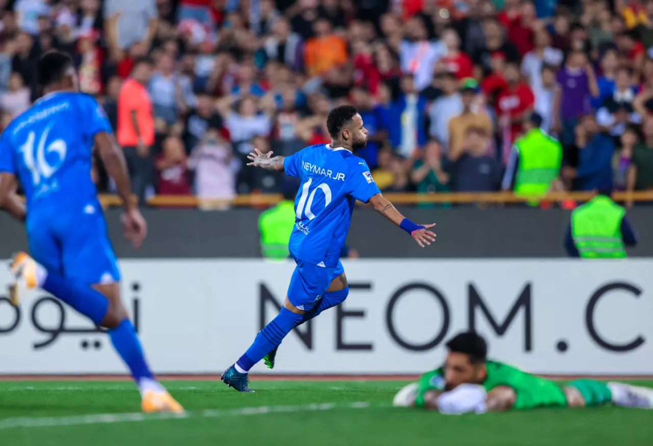 AFC CHAMPIONS LEAGUE 2023-24 MUMBAI CITY FC AL HILAL NEYMAR FIRST GOAL