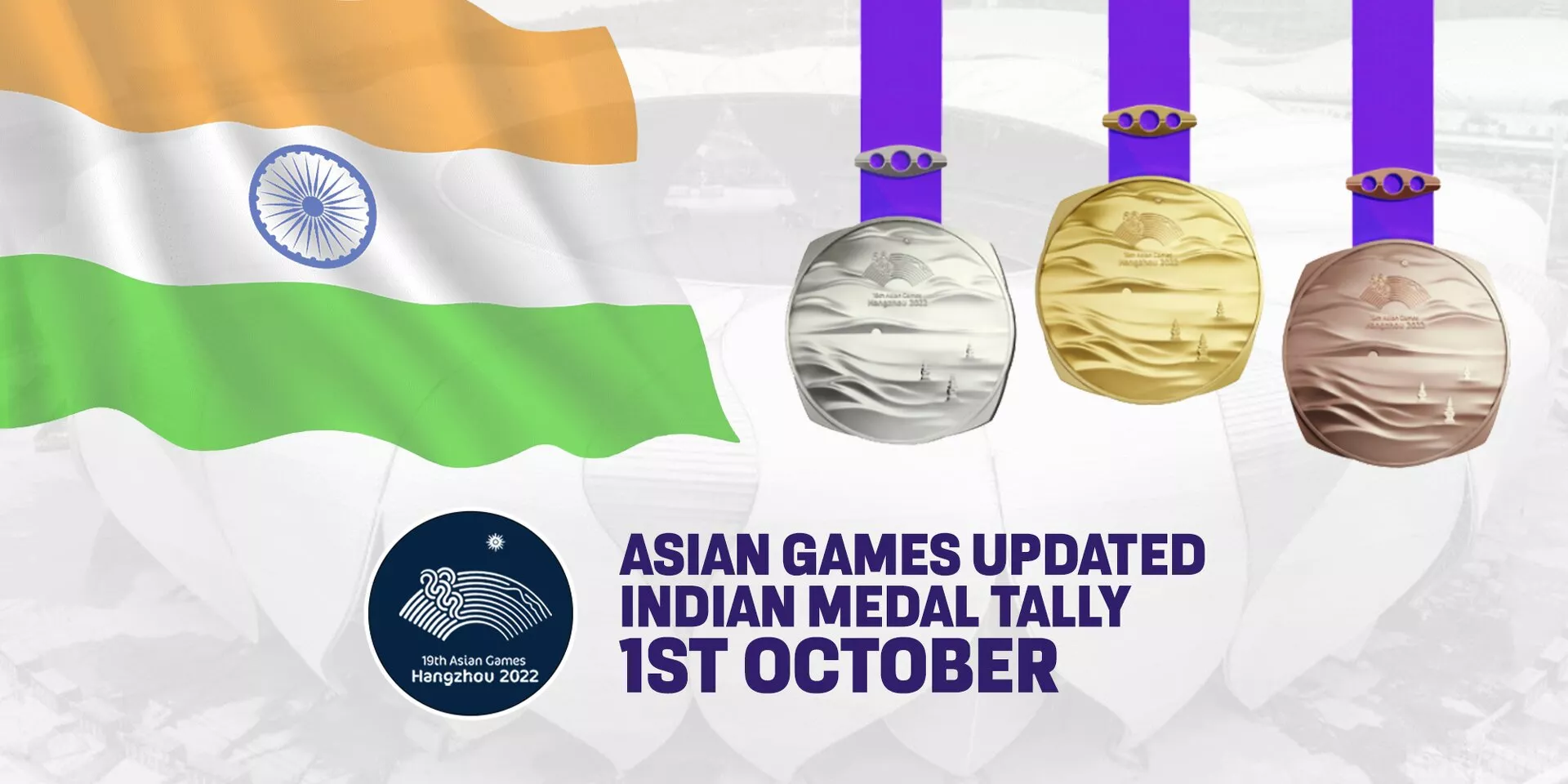 Asian Games 2023: India’s medal tally after Day 8, 1st October
