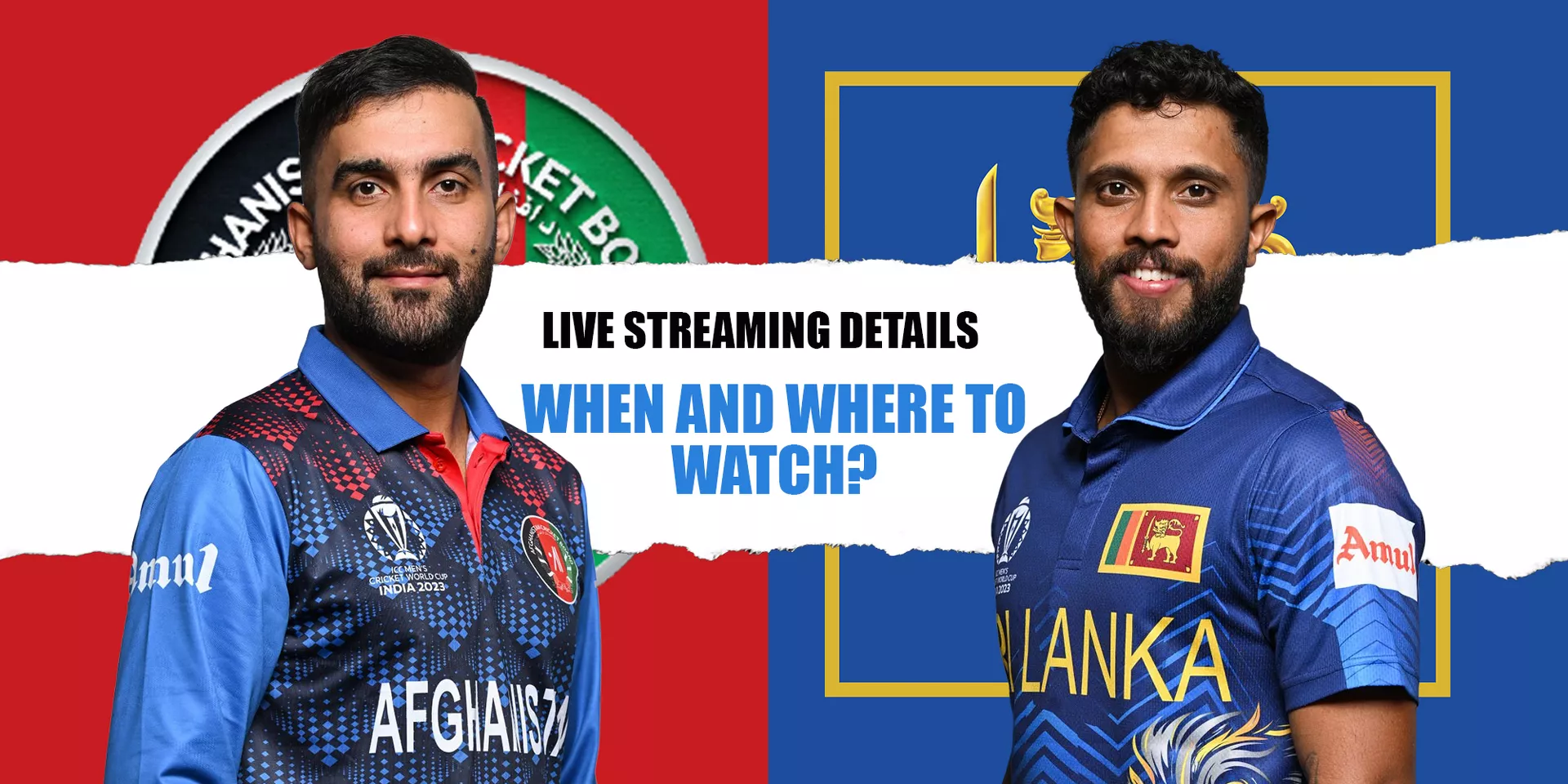 Afghanistan vs Sri Lanka, ICC World Cup 2023 match today: When, where and  how to watch; live-streaming details