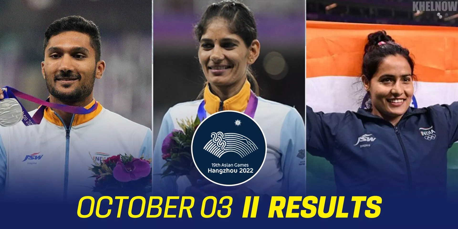 Asian Games 2023 Day 10, October 3, Updated Results: Medals in athletics, boxing take India's total to 69
