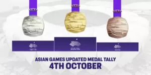 Asian Games 2023 Updated medal tally after Day 11, October 4