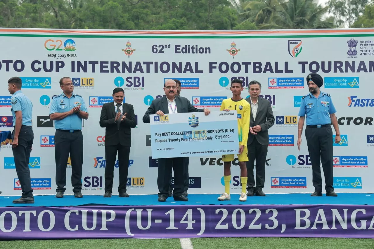 SUBROTO CUP 2023 SUB JUNIOR U-14 BOYS CATEGORY AWARDS VIVEK TANTI