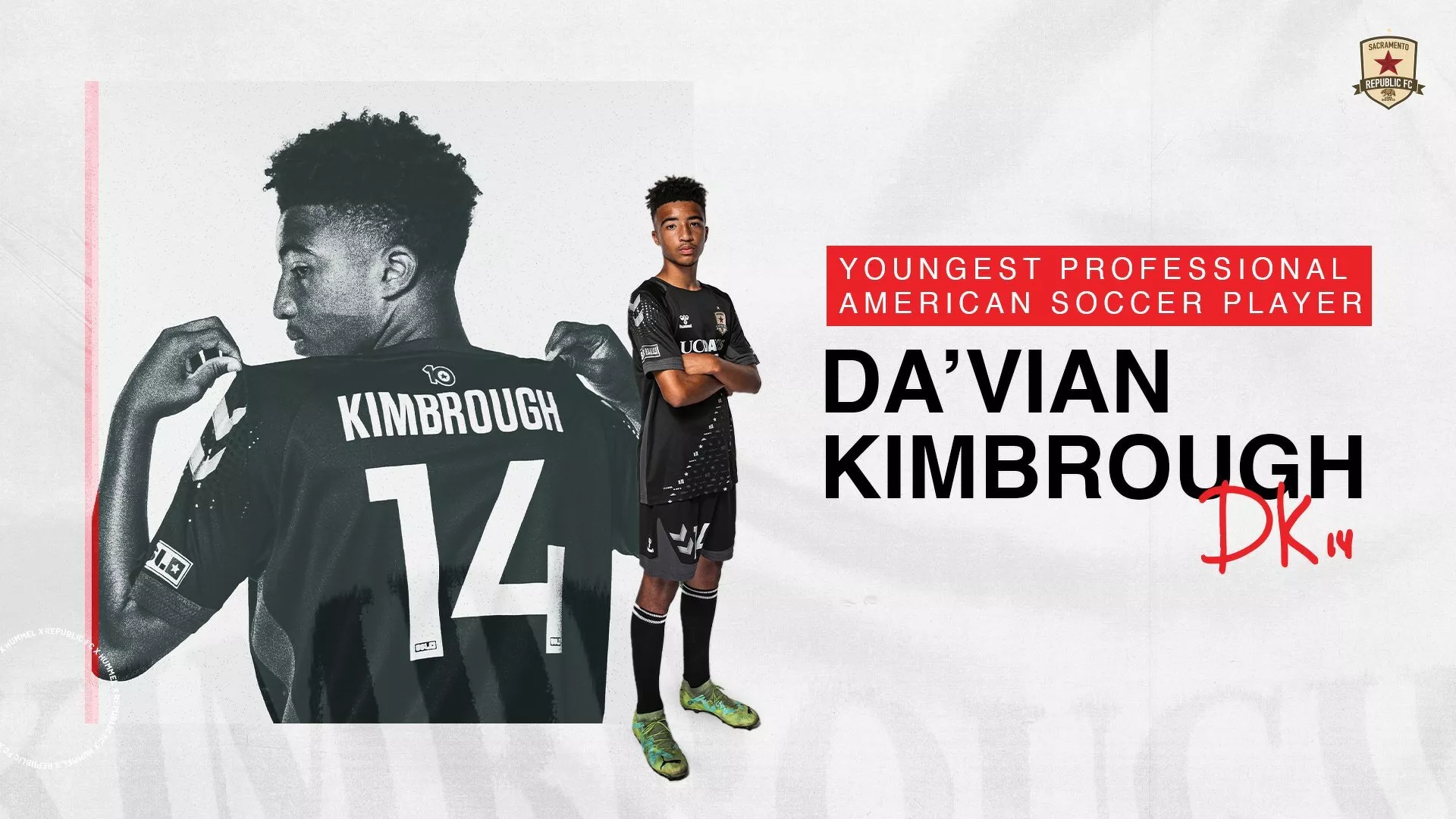 Da'vian Kimbrough,13, becomes youngest player to make professional debut in US Soccer history