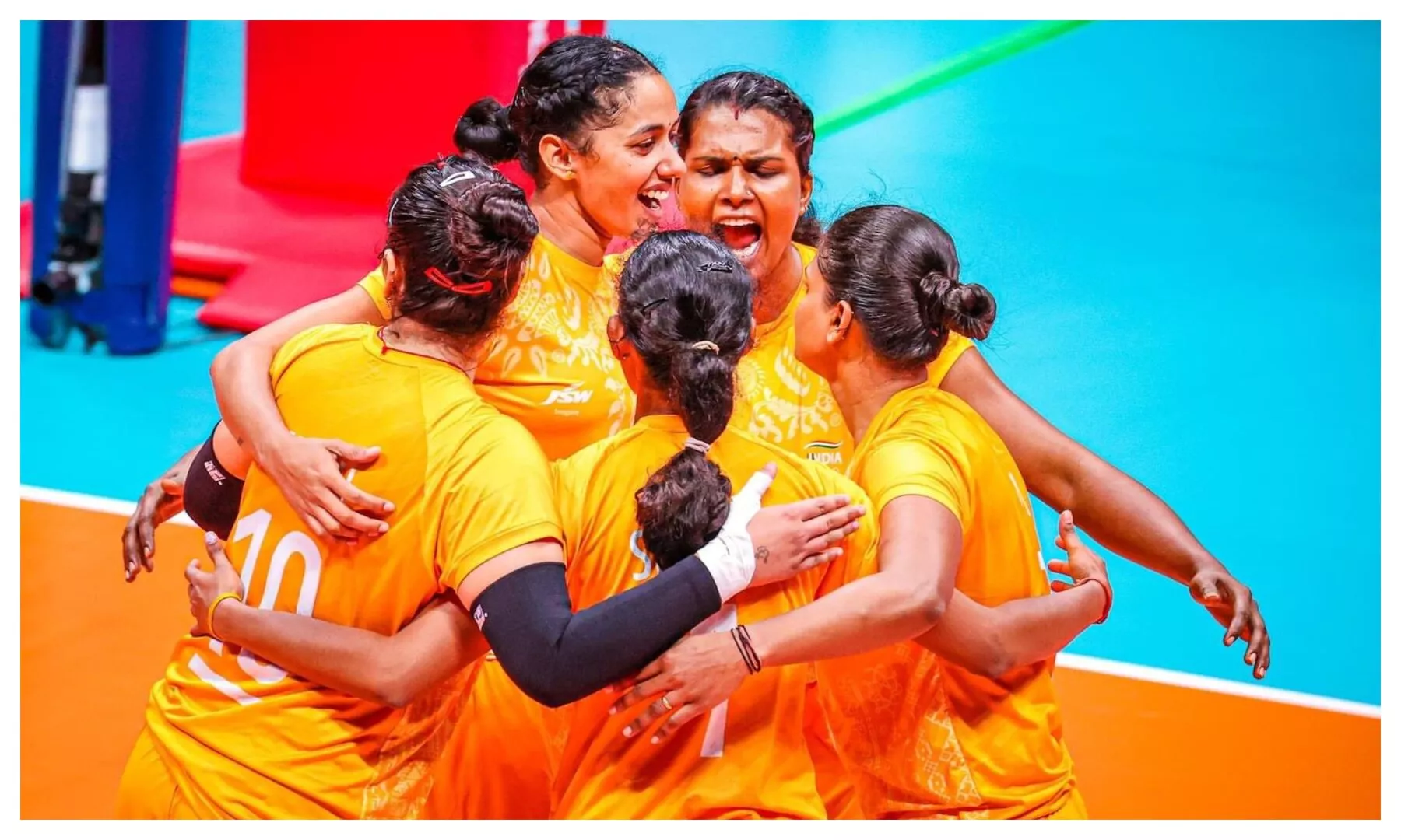 Indian women's volleyball team beat Nepal to record first at Asian Games 2023